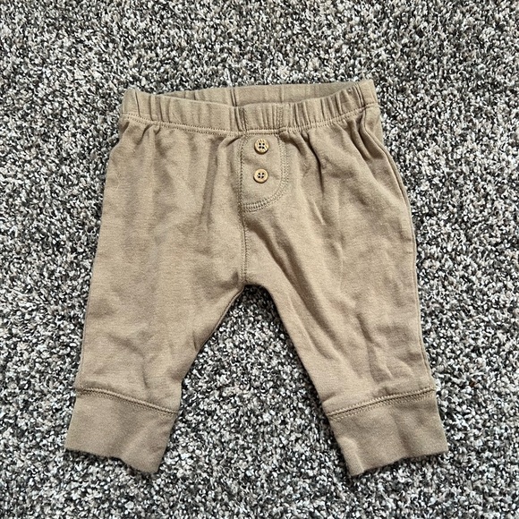 Carter's Other - 5/$10-Carter’s Baby Boy Gender Neutral Tan Jogger Pants Size 3 months